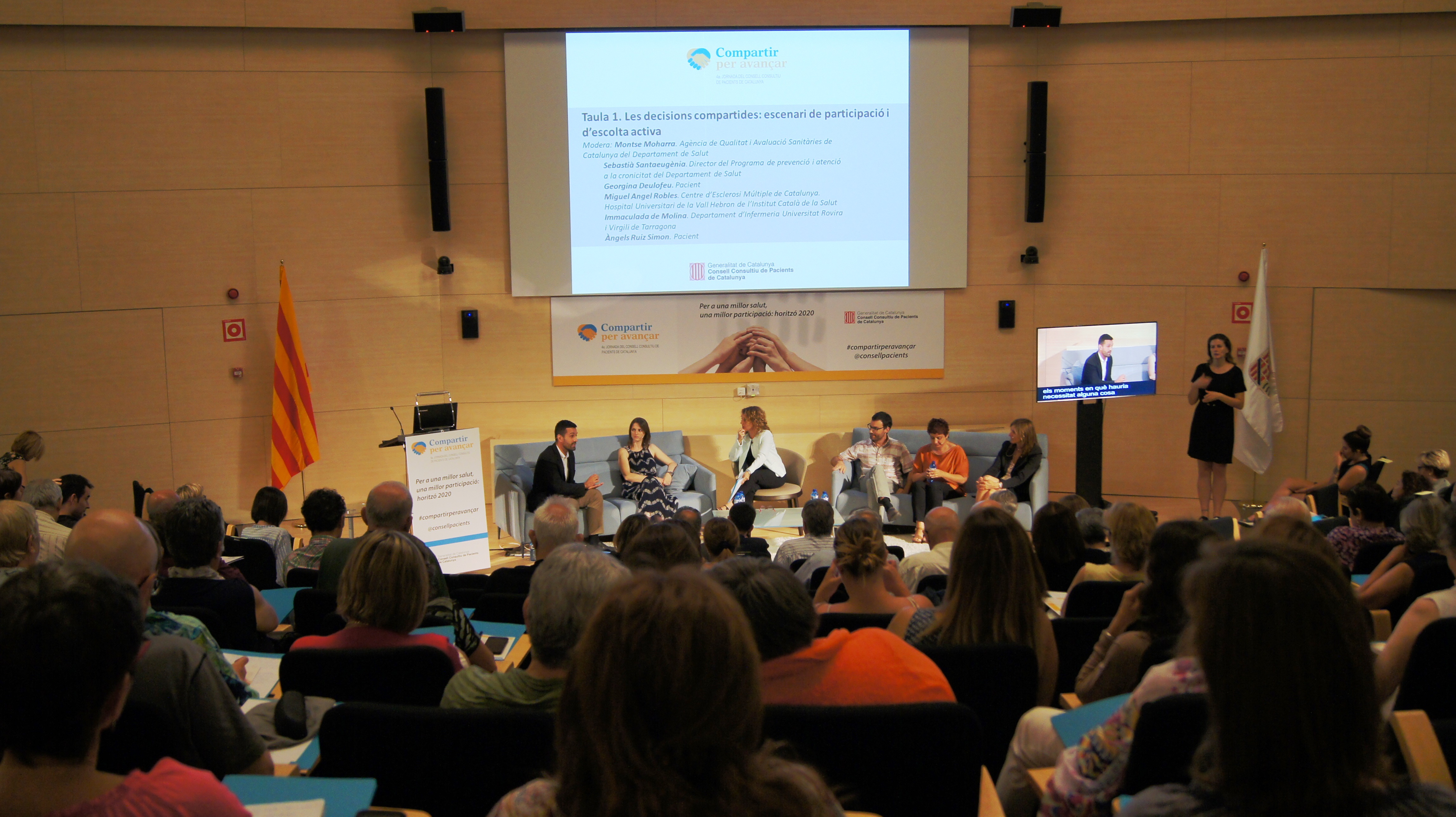 El president del Col·legi assisteix a la 4a Jornada del Consell Consultiu de Pacients de Catalunya